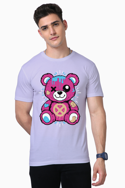 One Eye Teddy Print T-Shirt: Quirky, Edgy, and Full of Personality