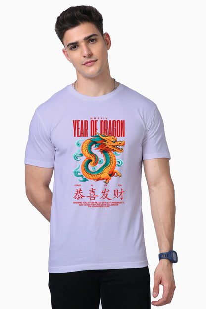 Dragon Print Supima T-Shirt : Unleash the Power of Style.