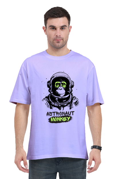 Astronaut Monkey Print Oversized T-Shirt – A Cosmic Adventure in Style