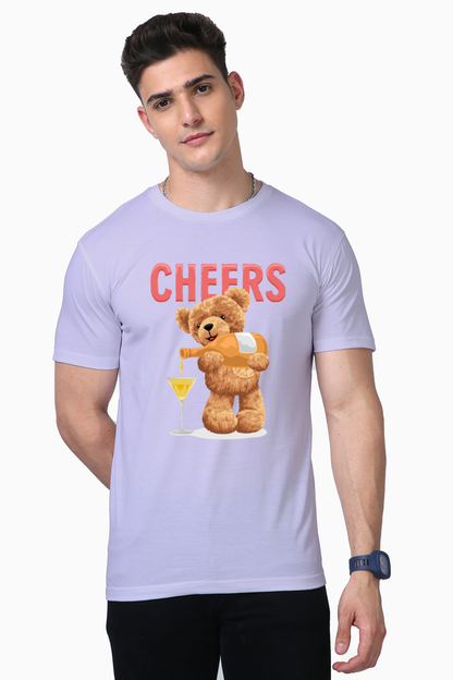 Cheers Teddy T-Shirt: Toast to Fun, Friendship, and Good Times