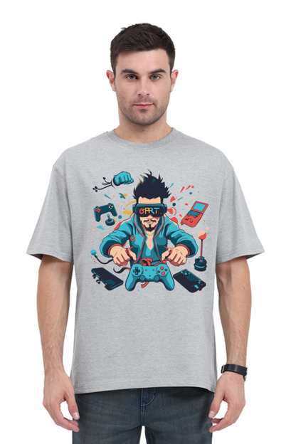 Gamer Print Oversized T-Shirt – Level Up Your Style