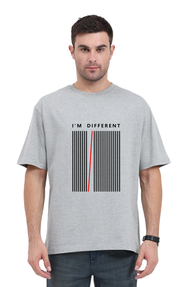 i am different oversized t-shirt – embrace your uniqueness