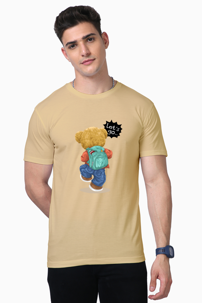 let's go teddy t-shirt: adventure starts here!