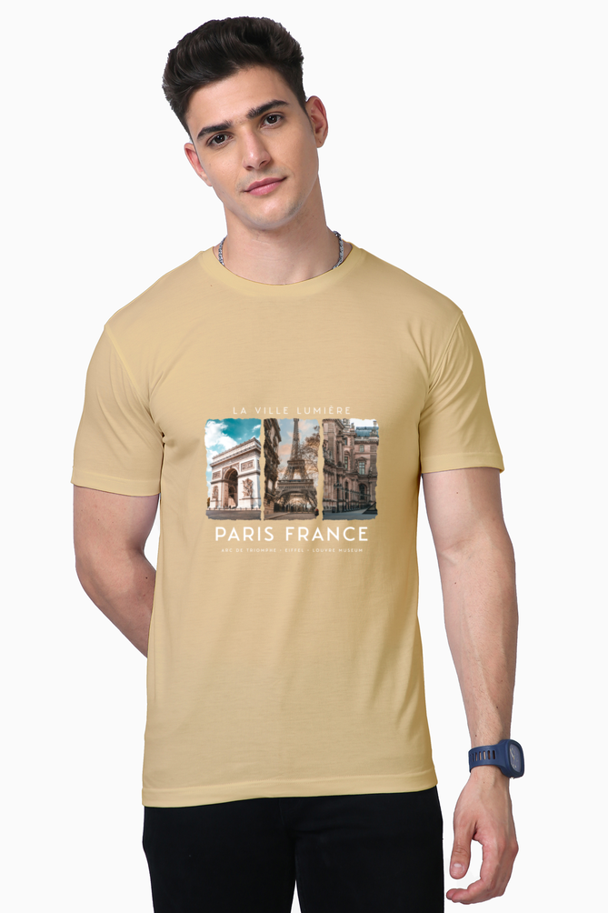 paris city print supima cotton t-shirt