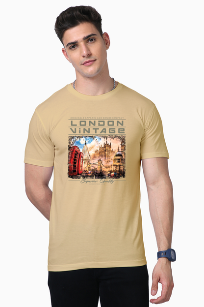 London Vintage Print T-Shirt – Supima Cotton