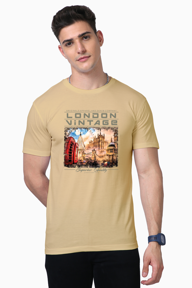 london vintage print t-shirt – supima cotton