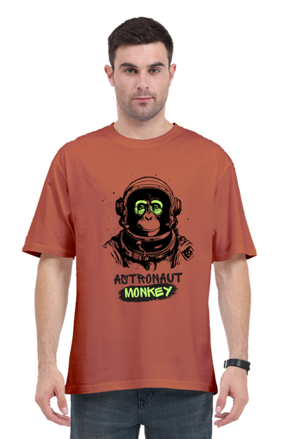 Astronaut Monkey Print Oversized T-Shirt – A Cosmic Adventure in Style