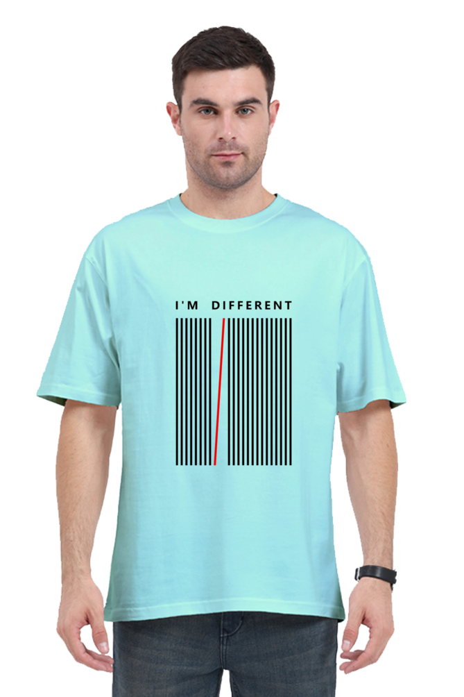 i am different oversized t-shirt – embrace your uniqueness