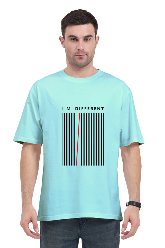 i am different oversized t-shirt – embrace your uniqueness