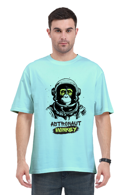 Astronaut Monkey Print Oversized T-Shirt – A Cosmic Adventure in Style