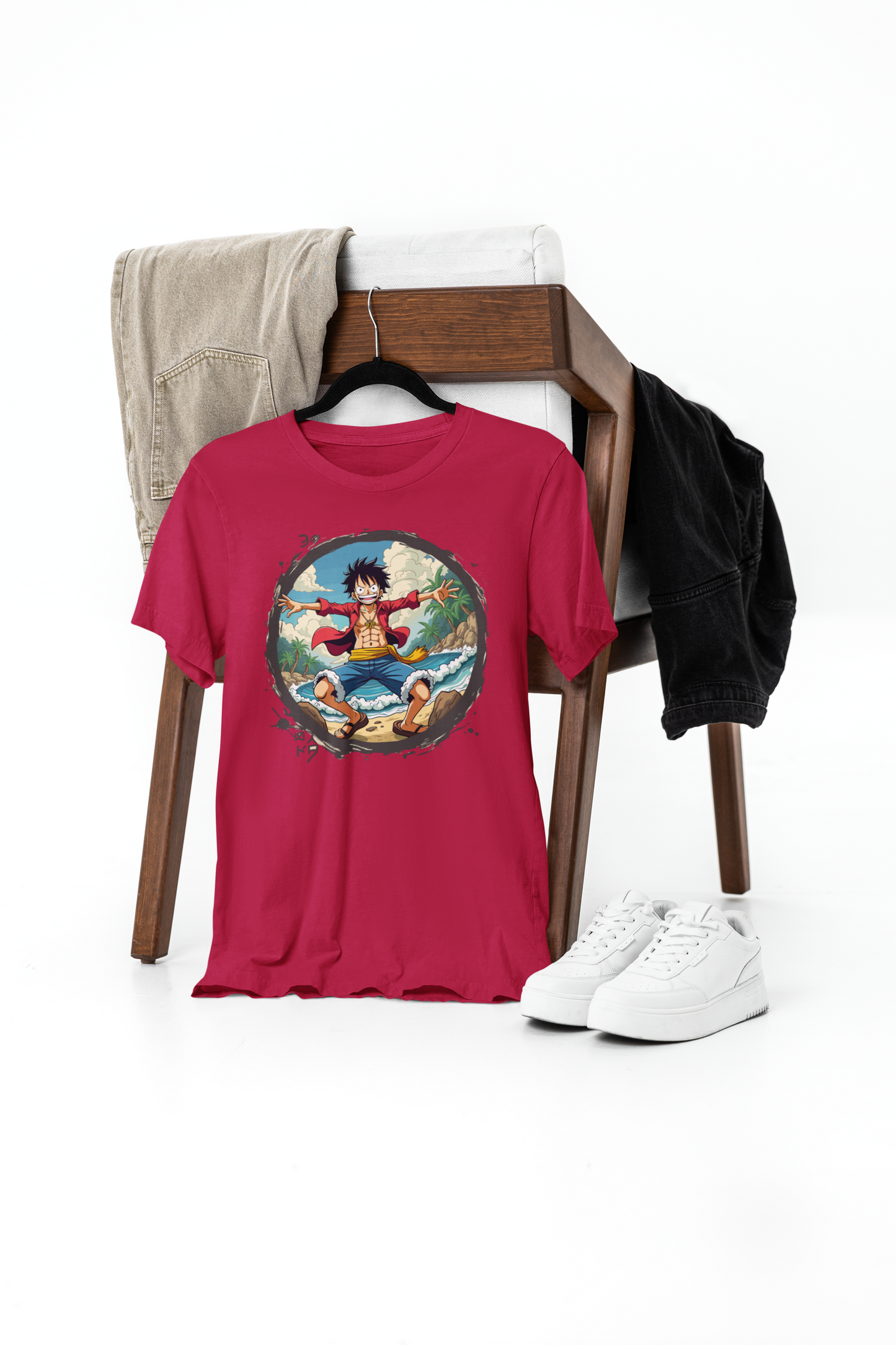 anime print t-shirt – wear your fandom with style