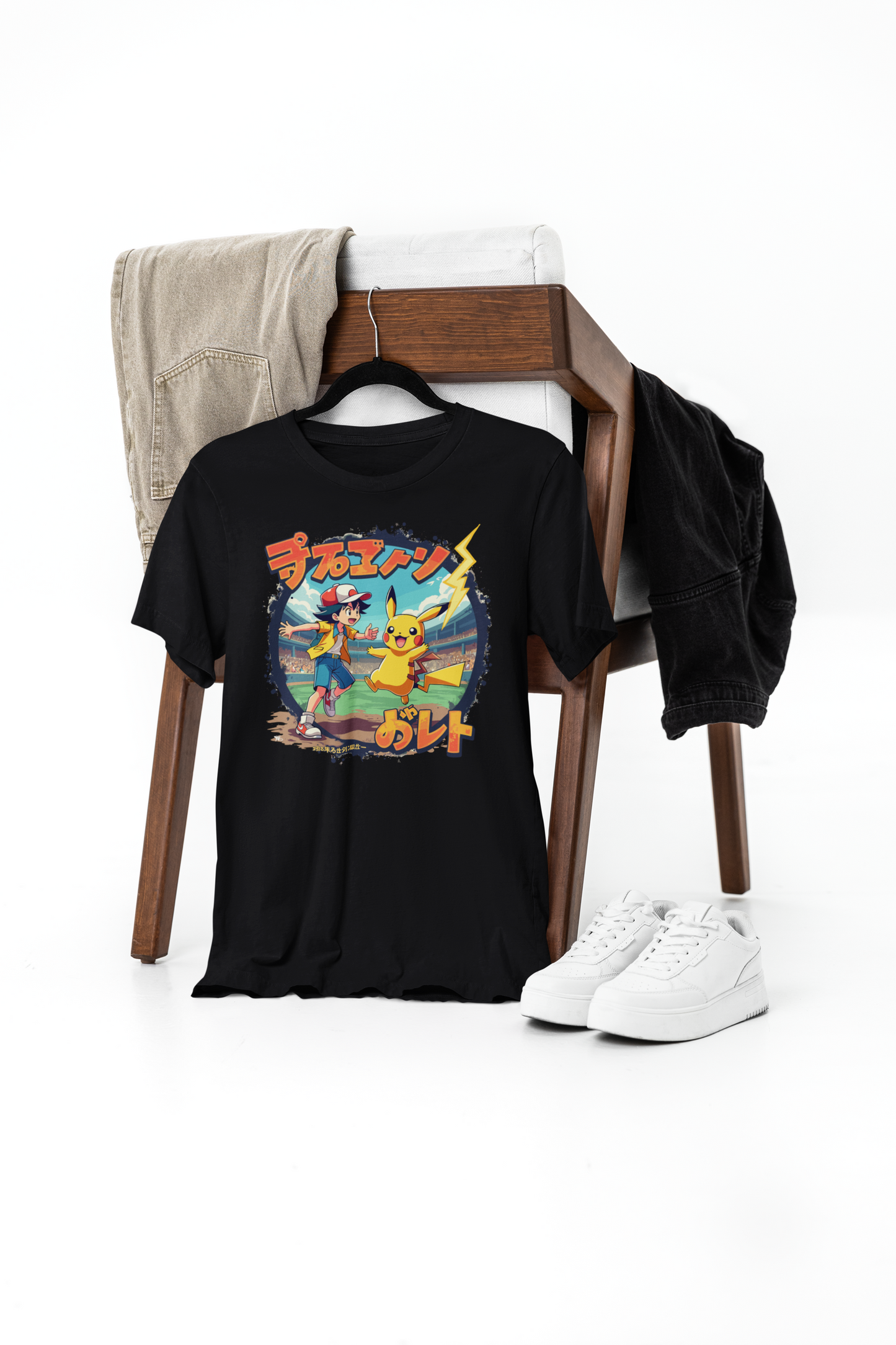 pikachu anime print t-shirt – a spark of joy for every fan