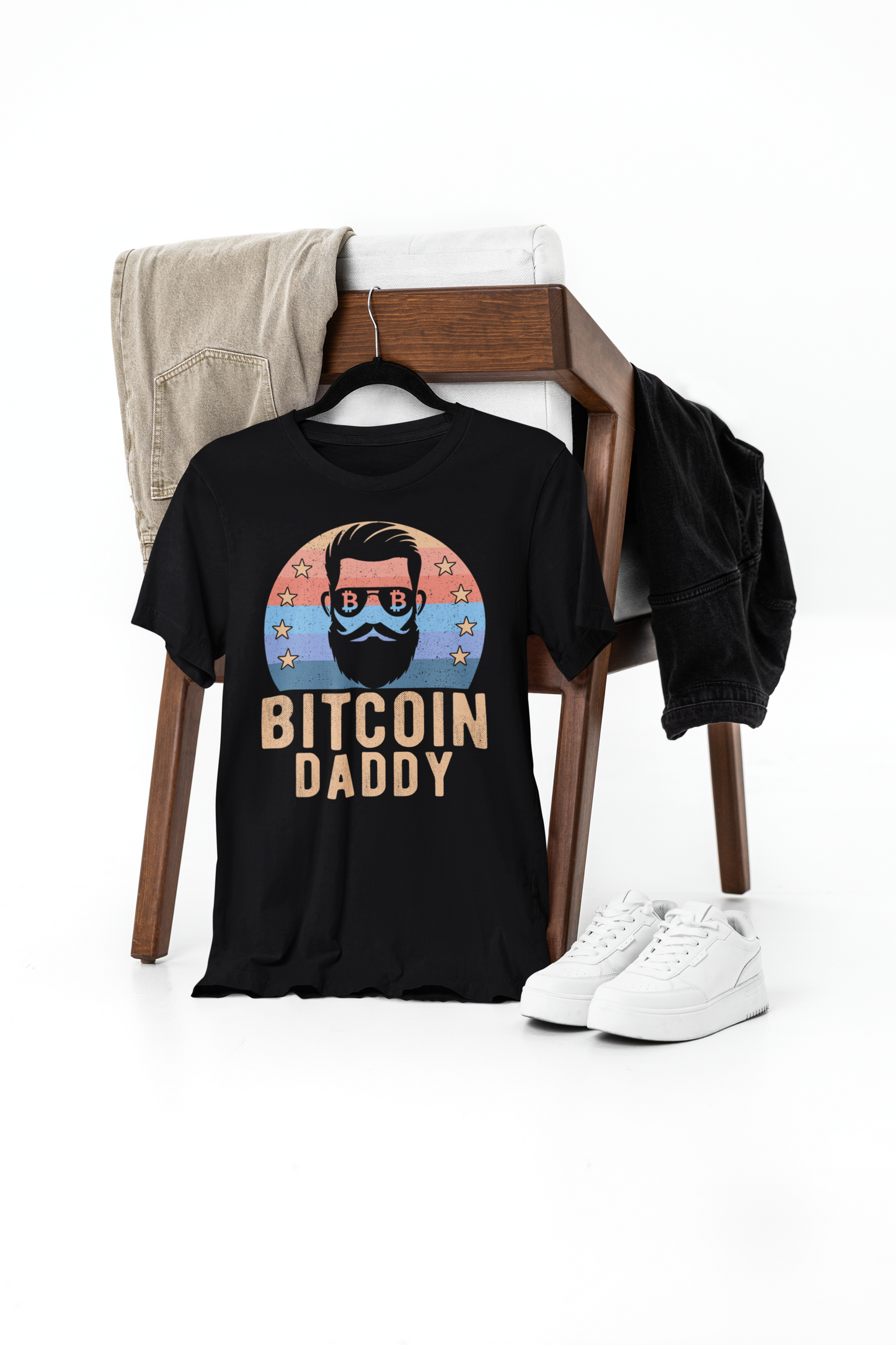 bitcoin daddy t-shirt – premium cotton