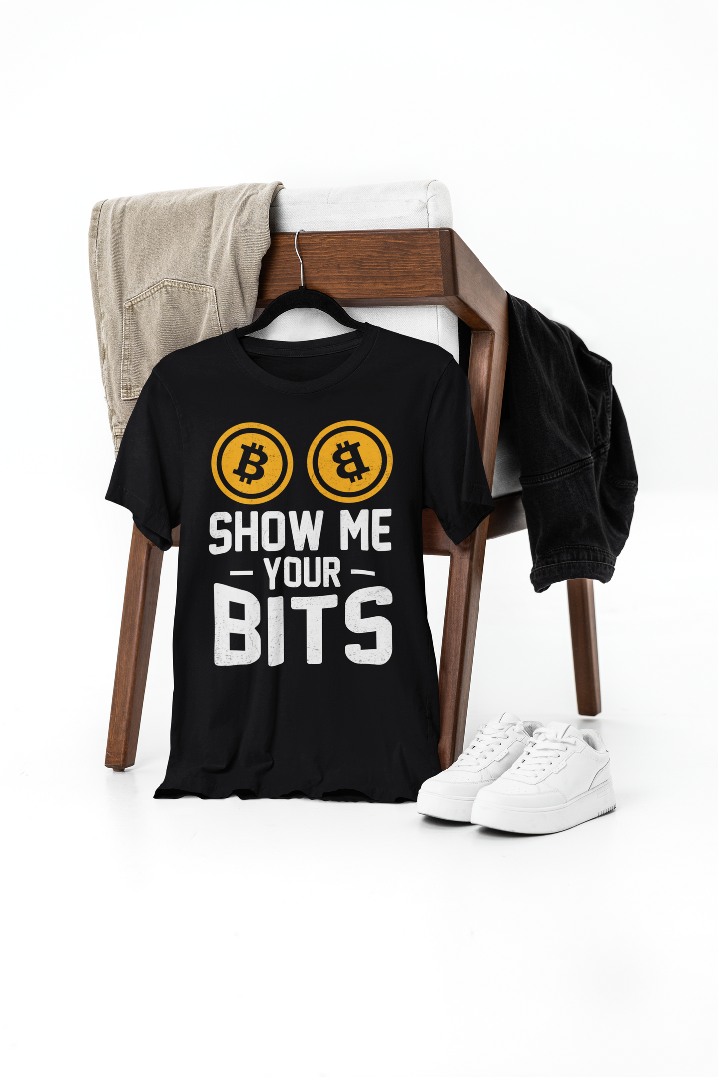 show me your bits t-shirt – premium cotton