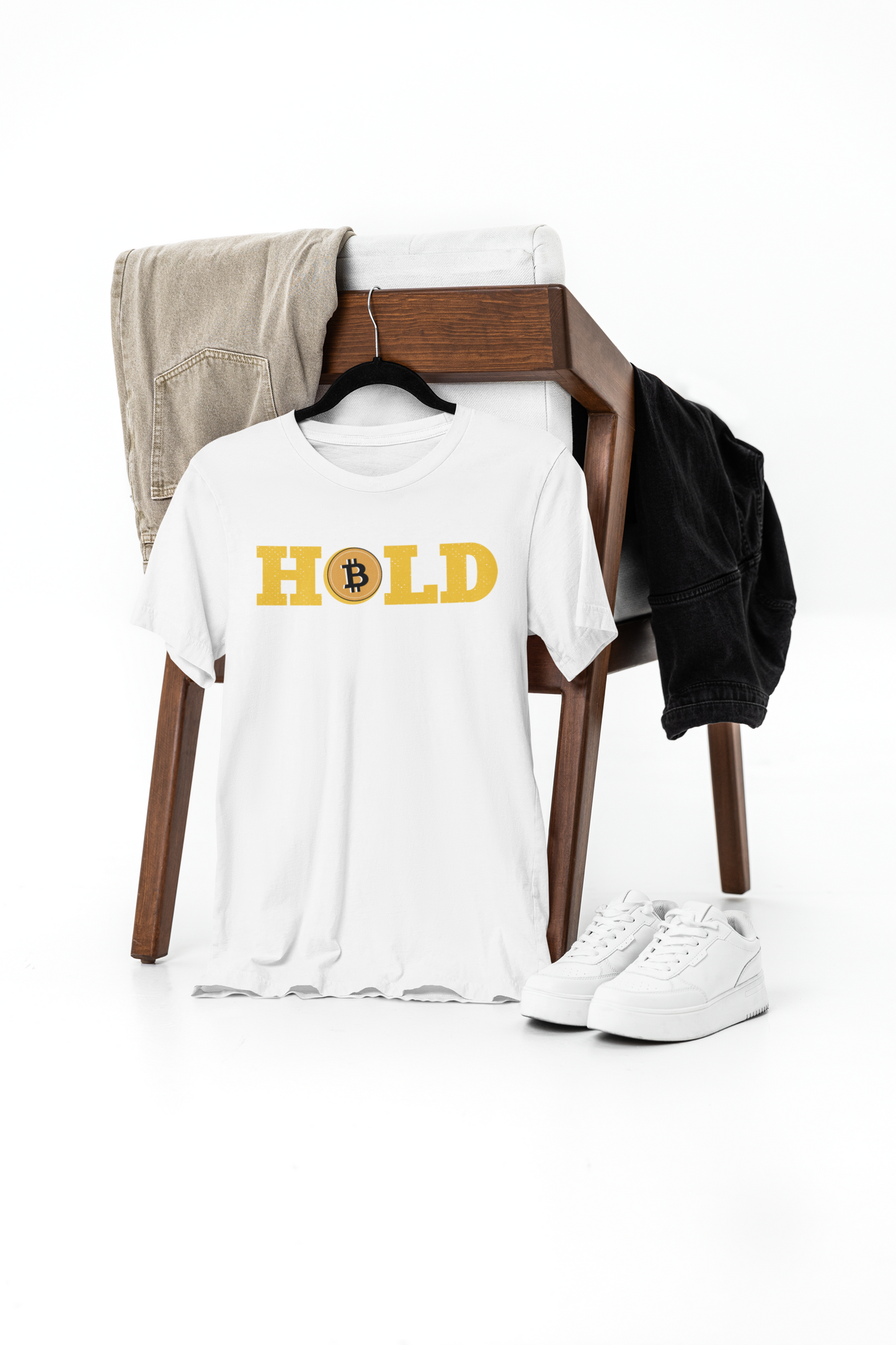 hodl bitcoin t-shirt – premium cotton