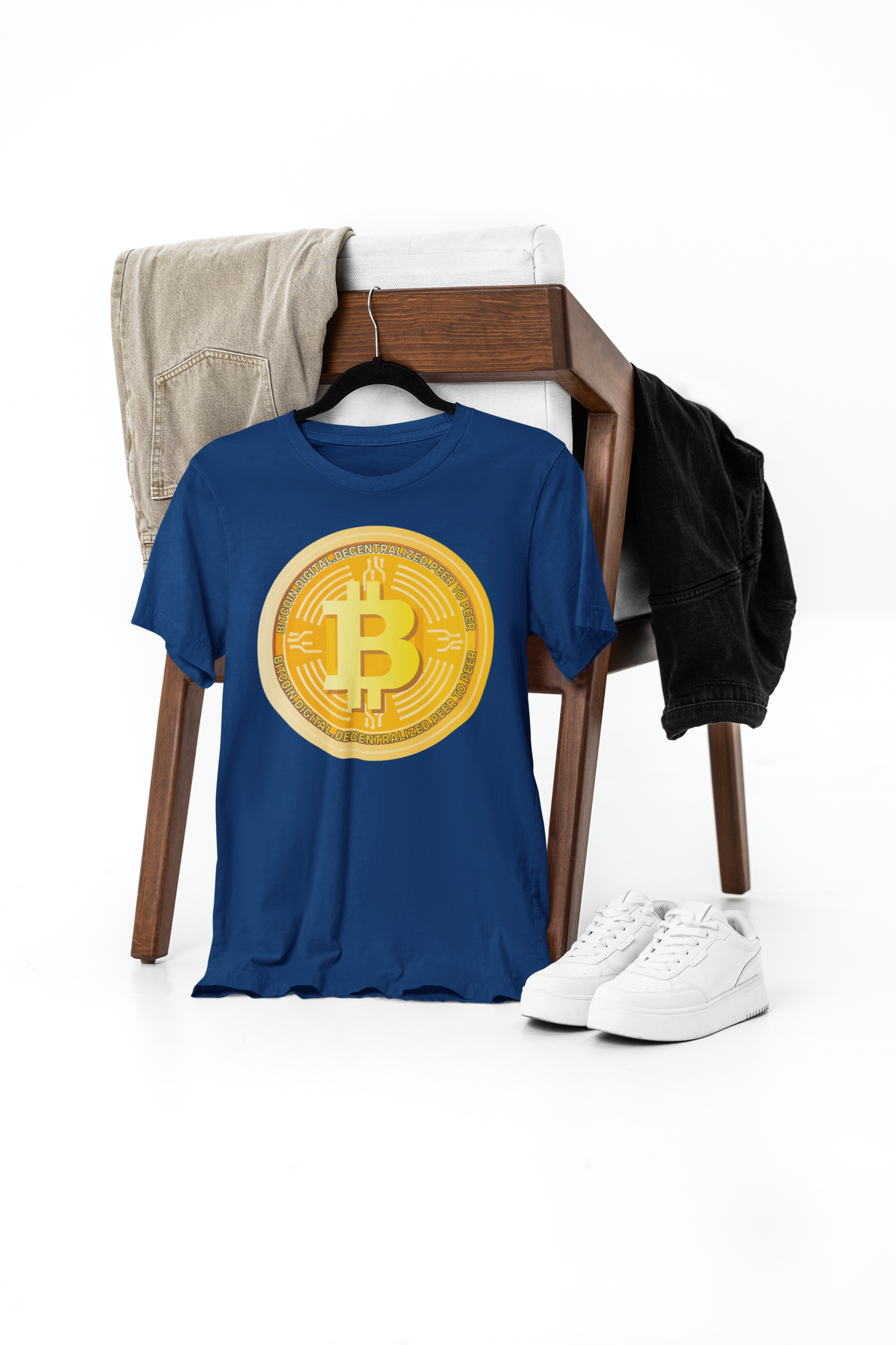 bitcoin print t-shirt – premium cotton