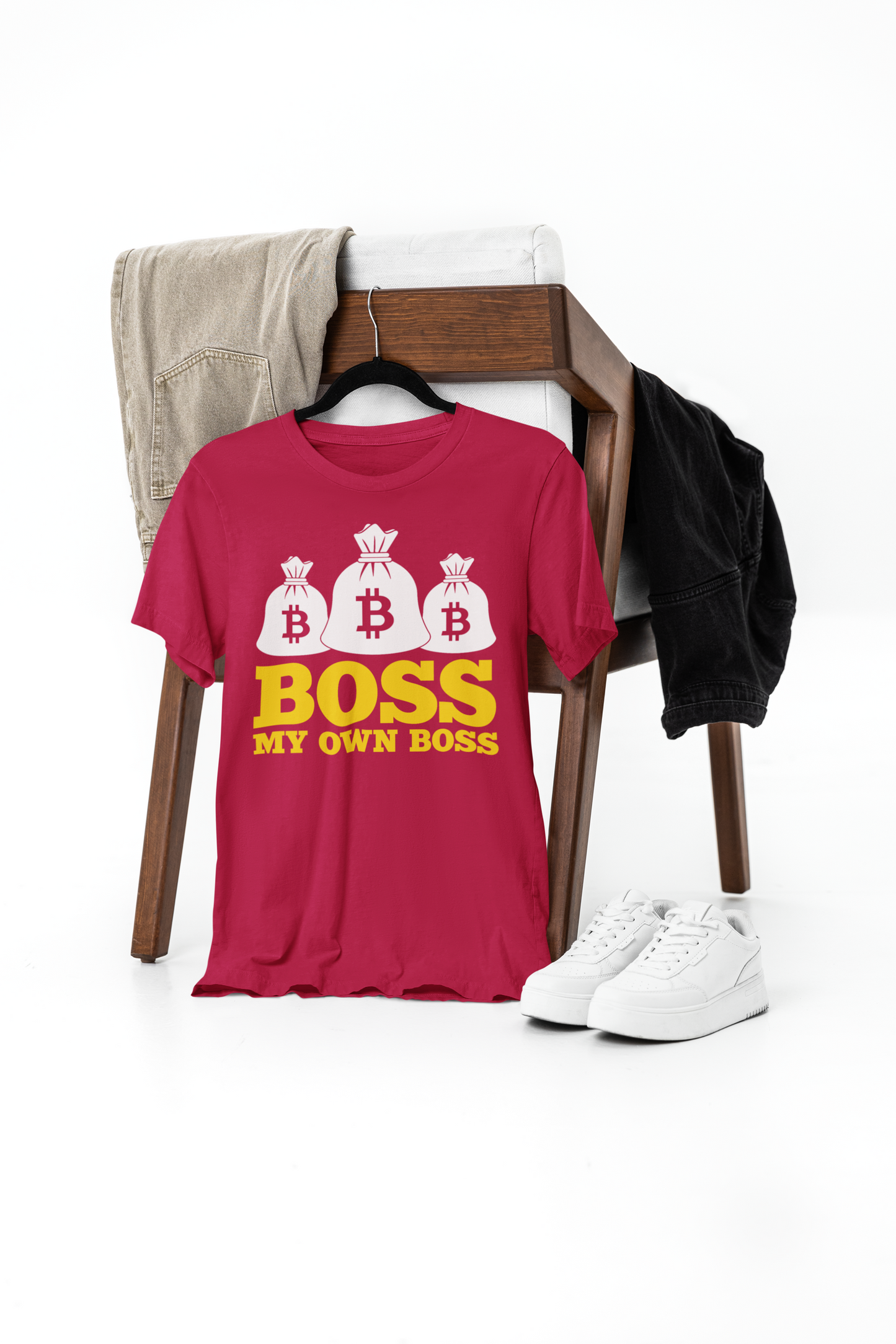 bitcoin boss t-shirt – bold, stylish, and made for crypto leaders