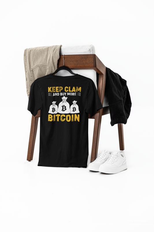 Buy More Bitcoin T-Shirt – Invest in the Future, Wear the Message