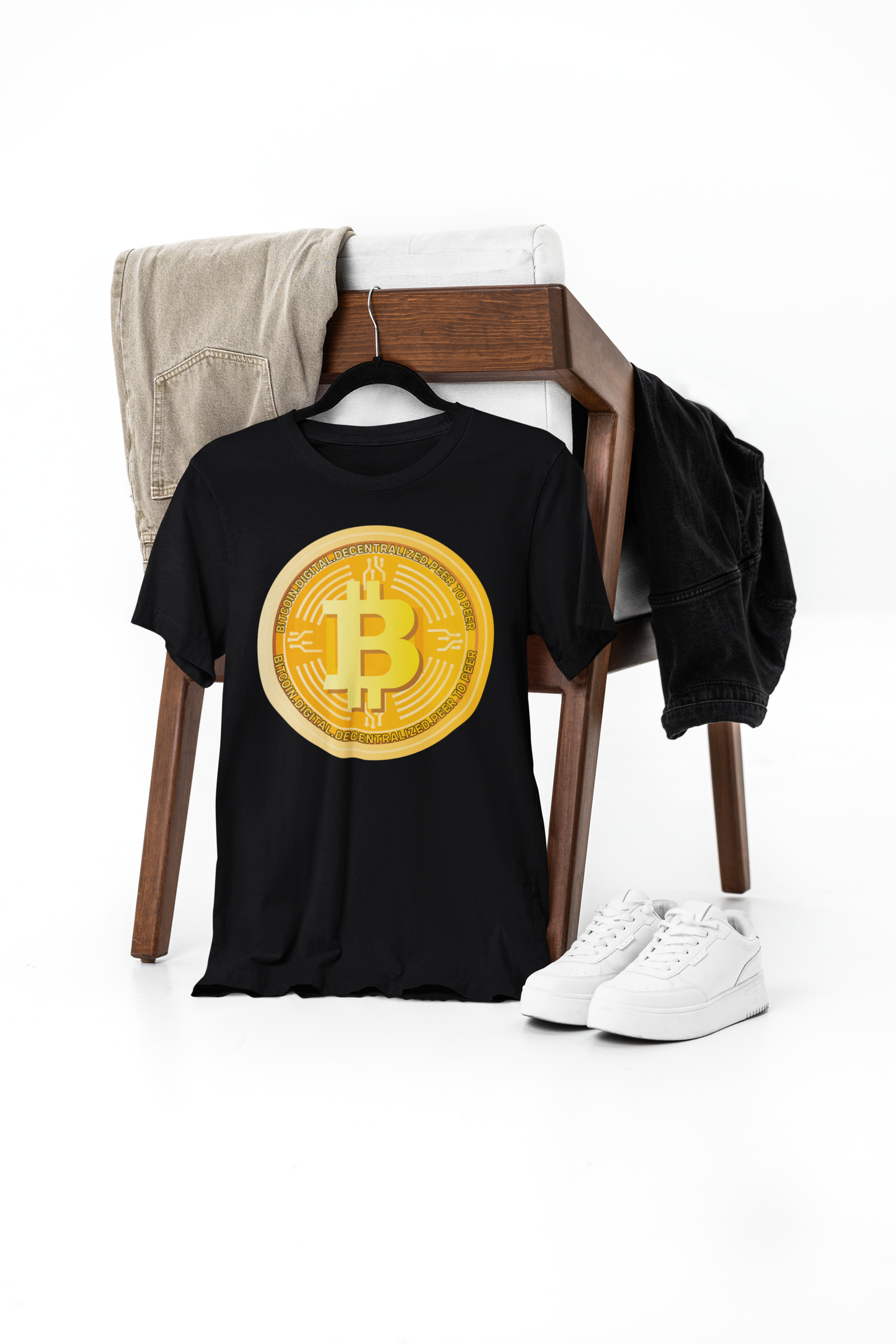 bitcoin print t-shirt – premium cotton