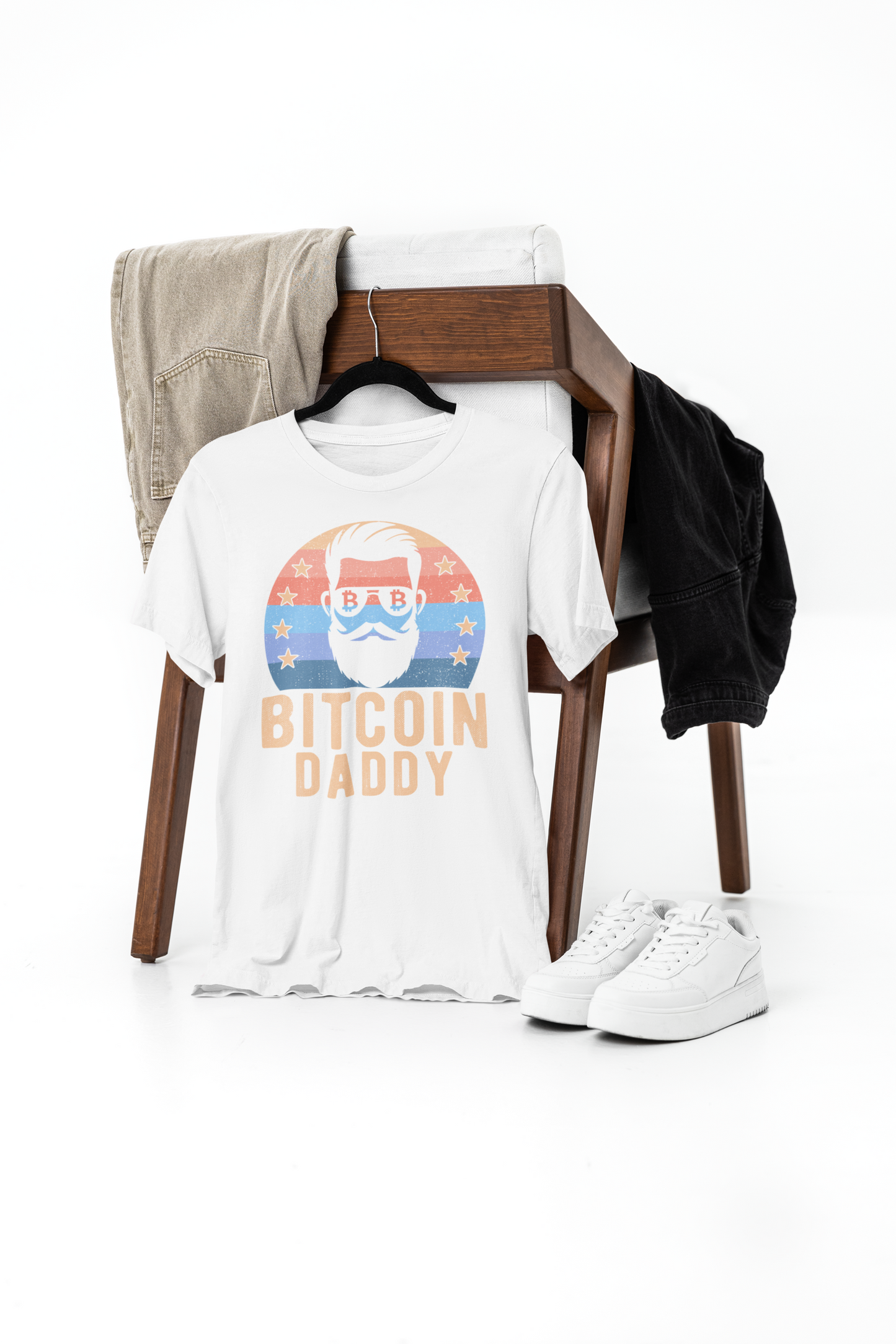 bitcoin daddy t-shirt – premium cotton