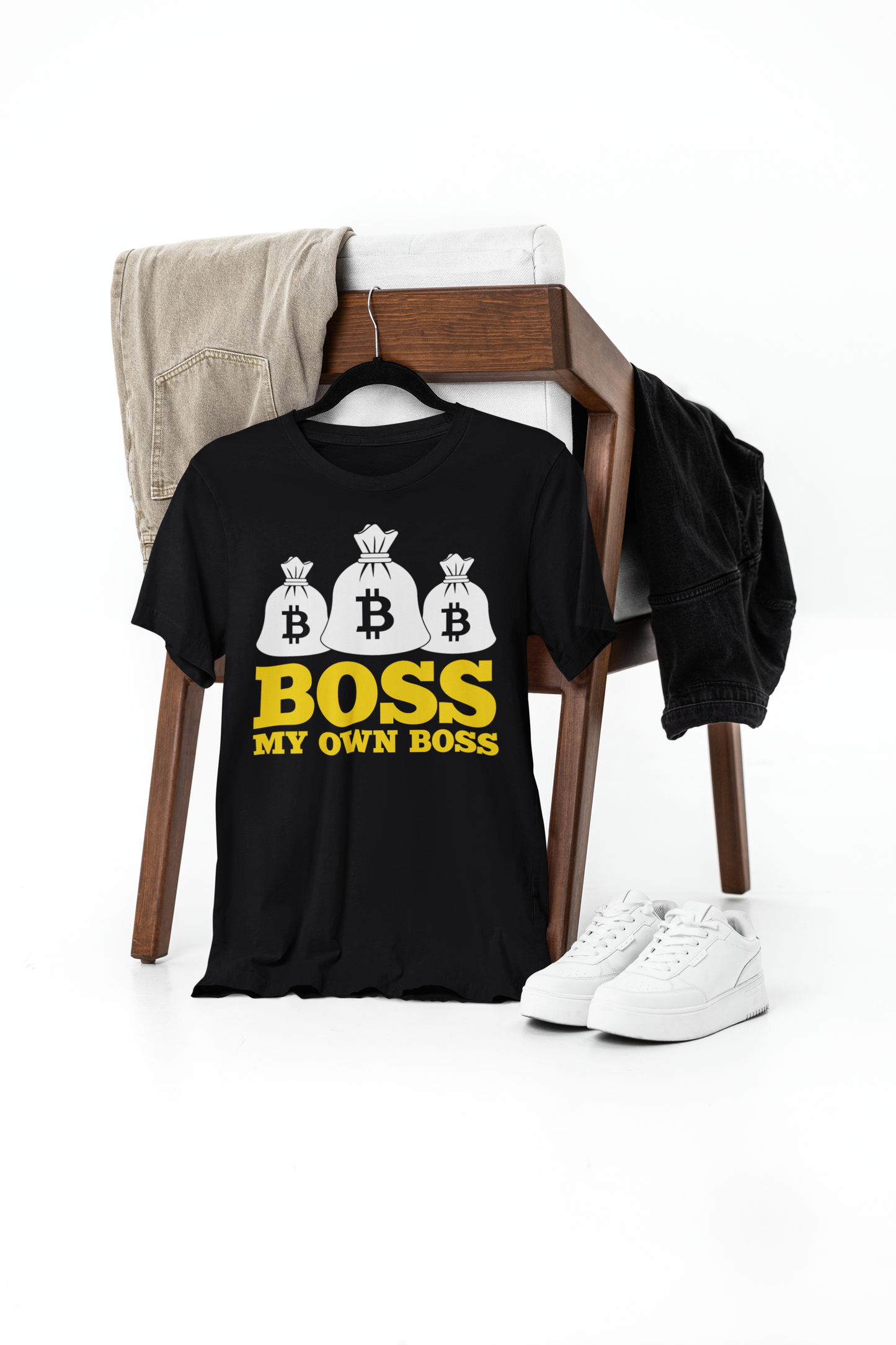 bitcoin boss t-shirt – bold, stylish, and made for crypto leaders