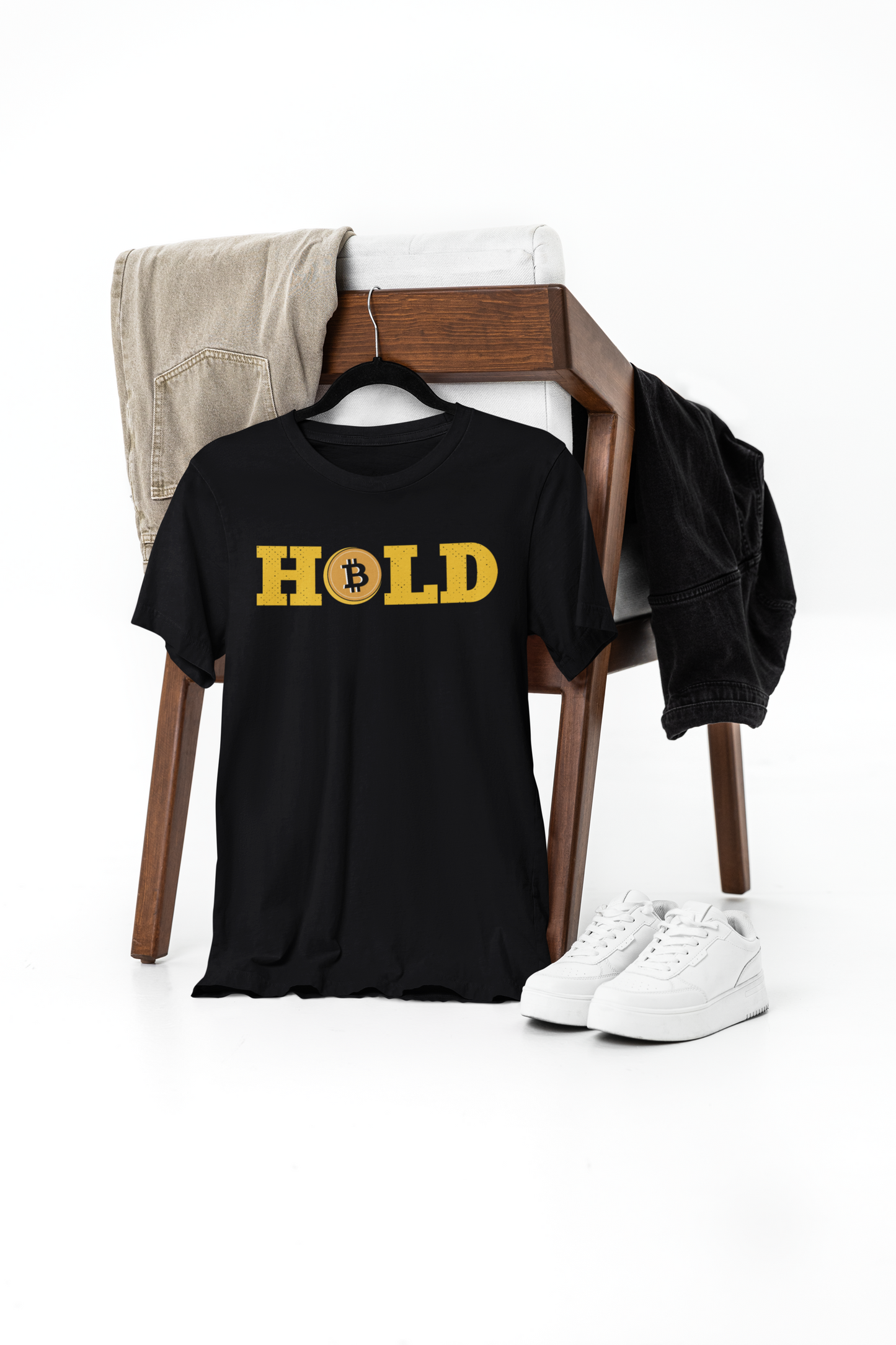 hodl bitcoin t-shirt – premium cotton