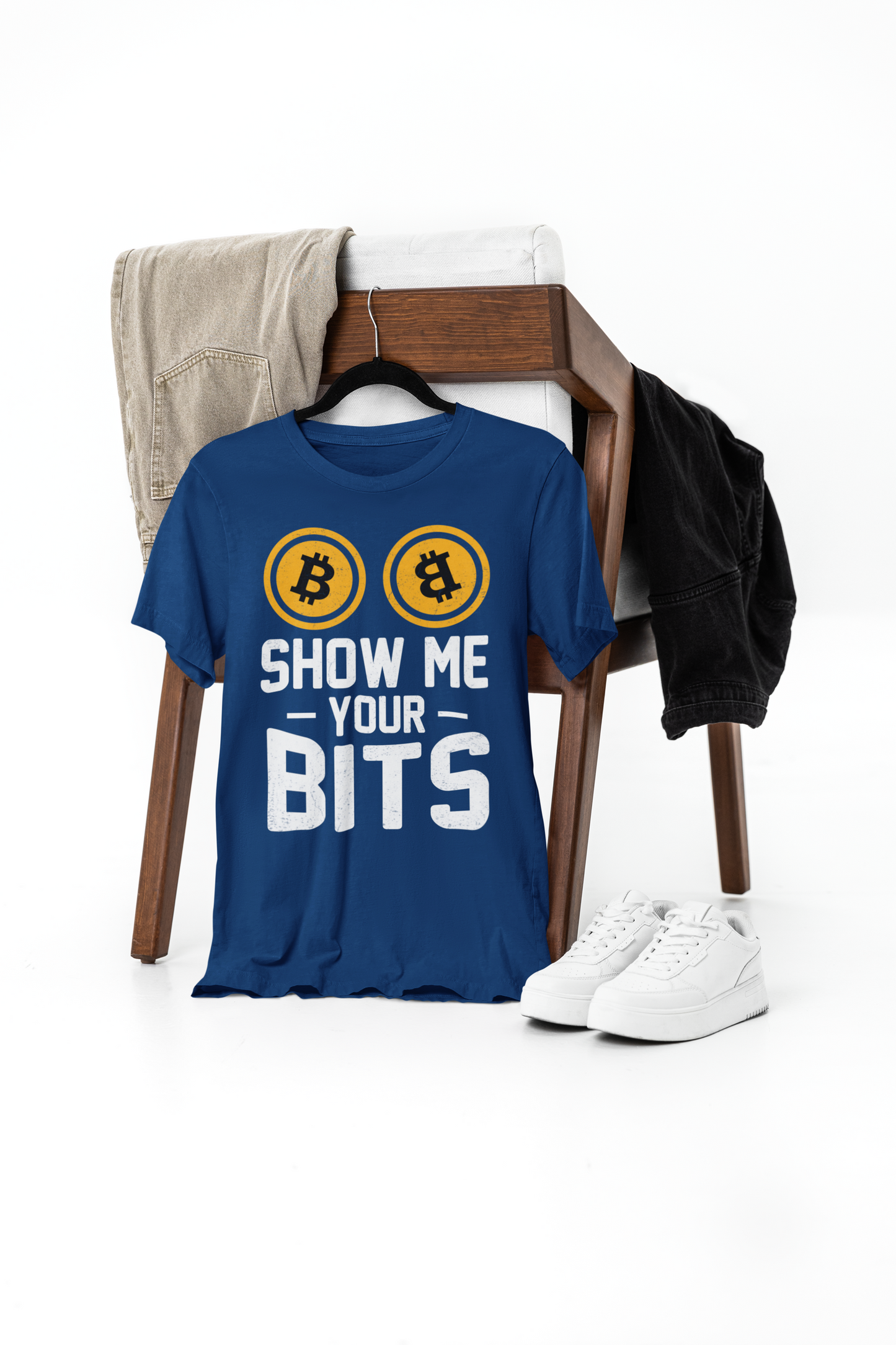 show me your bits t-shirt – premium cotton