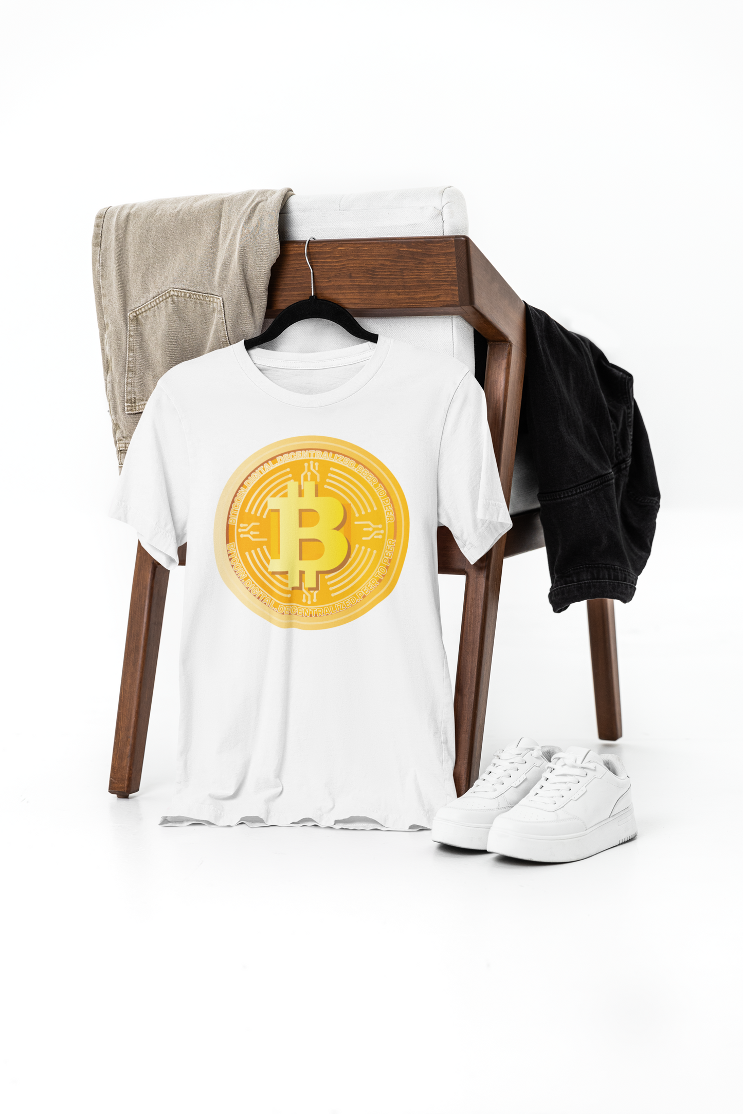 bitcoin print t-shirt – premium cotton