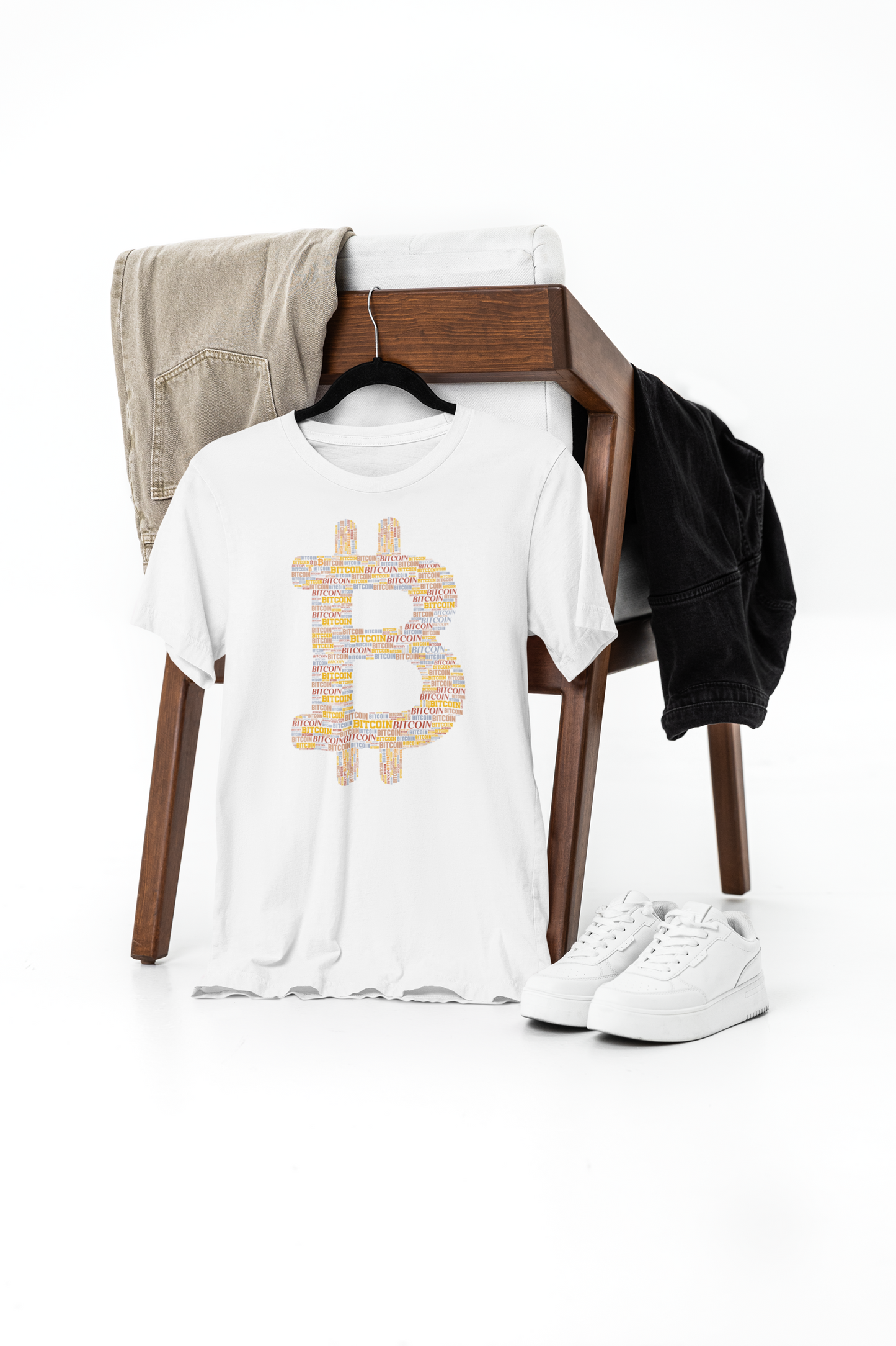 bitcoin symbol t-shirt – premium cotton