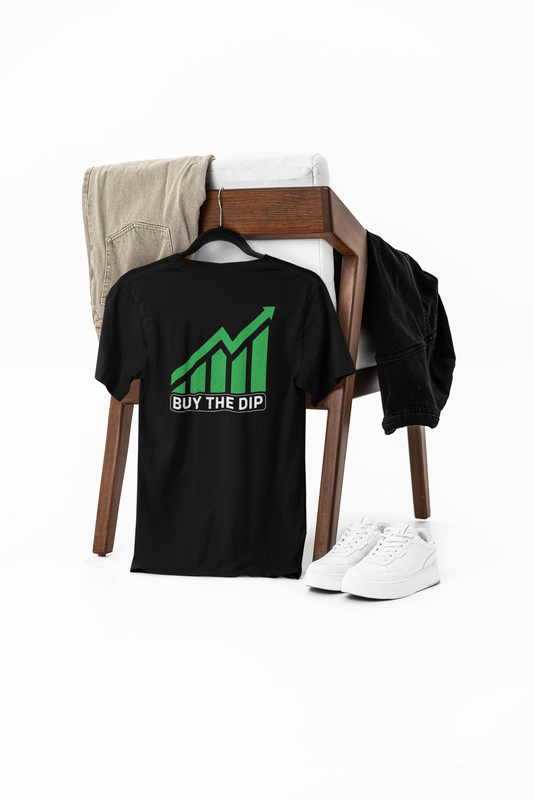 Buy the Dip T-Shirt – Embrace the Market's Ups and Downs